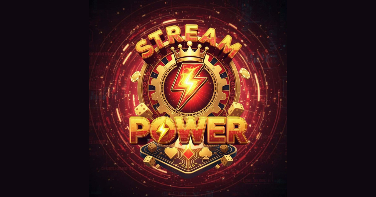 Main banner showing Stream Power Casino interface with fast-paced slots, crash game, and sports betting for PH players